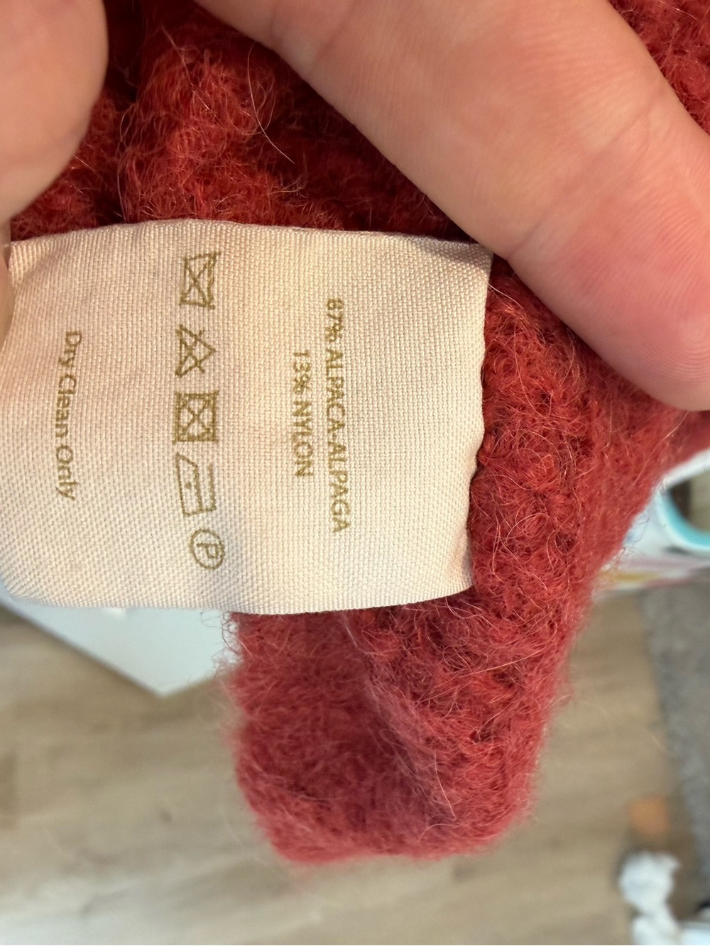 Free People Weekend Getaway Cardigan Alpaca Nylon Cozy Open Front S - Picture 14 of 14